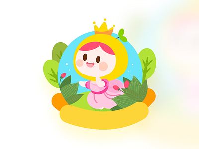 Meetyou-princess cartoon character fairy tale girl