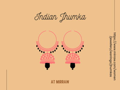 Indian jhumka