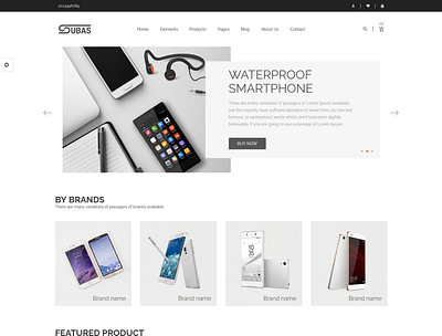 Subas Electronics Store eCommerce HTML Template