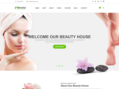 Beautyhouse   Health   Beauty HTML Template