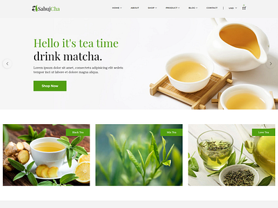 Matcha Shopify Theme   Sabujcha