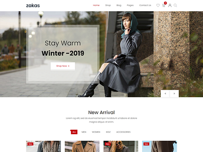 Zakas   Fashion HTML Template