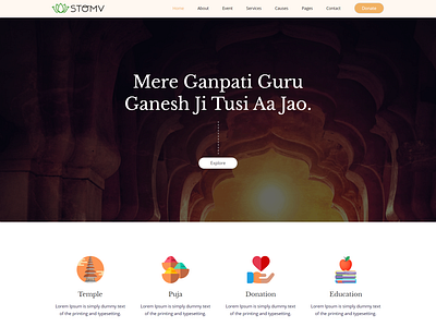 Stomv   Religious temple HTML Template