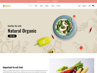 Obrien   Organic Food HTML5 Template
