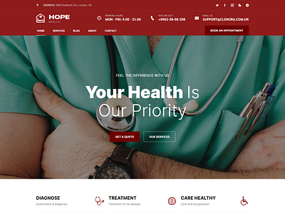 Hope Health Medical HTML5 Template clean clinic corona coronavirus covid covid 19 covid map covid test disease doctors hospital medical prevention schedule