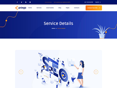 Pringo - Digital Marketing Bootstrap 5 Template digital agency website template