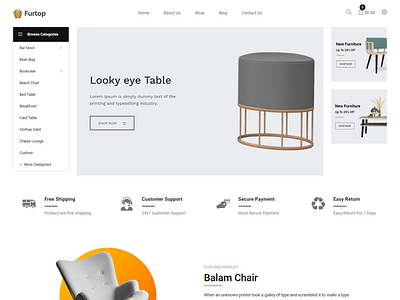 Furtop – Minimal Furniture Shopify Theme