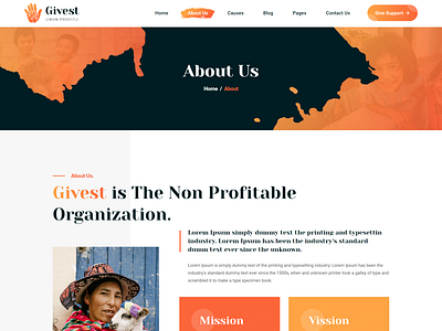 Givest - Charity & Fundraising Vue Nuxt JS Template bootstrap vue nuxt js template charity vue nuxt js web template responsive charity web template vue charity js web template vuejs charity website template