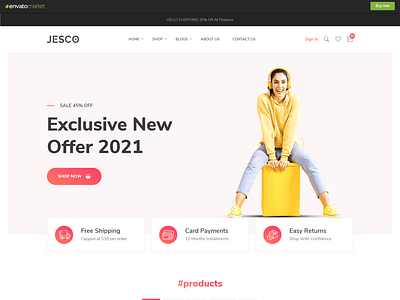 Jesco - Fashion eCommerce HTML Template