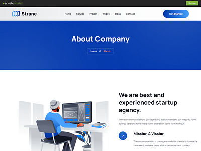 Strane - Startup Agency Bootstrap 5 Template