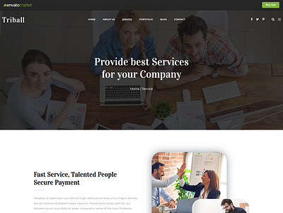 Triball - Corporate Agency Bootstrap 5 Template business consulting web template corporate agency web template digital marketing web template