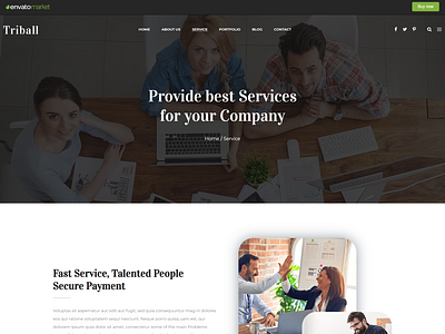 Triball - Corporate Agency Bootstrap 5 Template