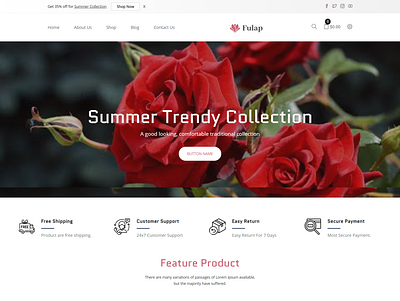 Fulap - Flower Store Shopify Theme christmas shopify theme florist website shopify theme flower store shopify theme flowers and gifts shopify theme garden shop shopify theme nursery shopify theme wedding bouquets shopify theme