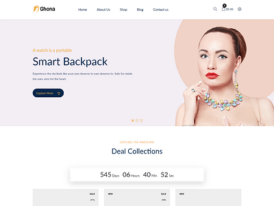 Ghona – Jewelry Shopify Theme cosmetic shopify store dark jewellery website e commerce gift jewelry template jewelry shopify theme minimal shopify multipurpose ecommerce