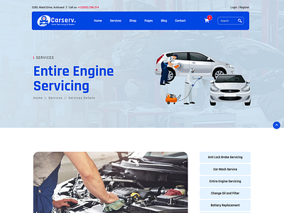 Carserv - Auto Repair Bootstrap 5 Template by HasThemes on Dribbble