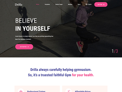 Drilla - Gym Fitness HubSpot Theme bodybuilding hubspot theme bootstrap fitness hubspot theme fitness center hubspot theme gym fitness hubspot theme personal trainer hubspot theme responsive hubspot theme timetable hubspot theme workout hubspot theme