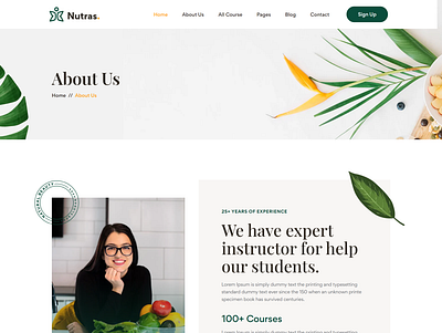 Nutras - Fitness & Nutrition Bootstrap 5 Template bootstrap diet plan template bootstrap fitness template dietitian web template health fitness web template nutrition bootstrap template organic food template responsive weight loss template