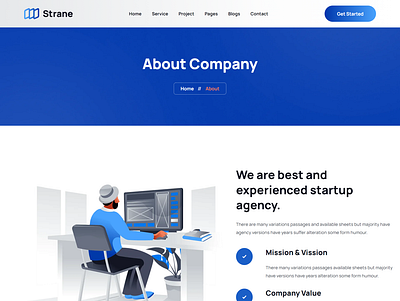 Strane - Startup Agency Bootstrap 5 Template it consulting html template startup agency template