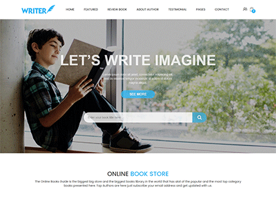 Writer – eCommerce Bootstrap Template