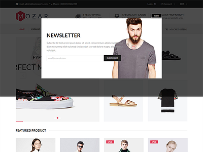 Mozar - Shopify Theme clothes shop cookery digital fashion flowers furniture html5 responsive shoe shopify shopping sport