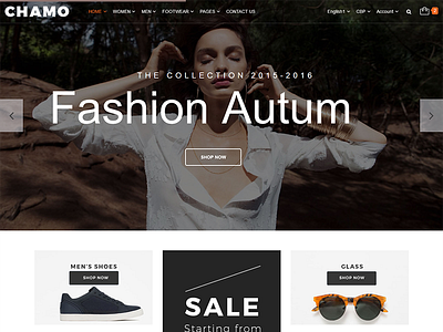 Chamo- eCommerce Bootstrap Template fashion hitech store mega store mega template responsive responsive html theme