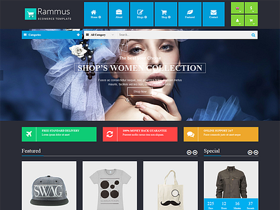 Rammus - Multipurpose HTML eCommerce Template