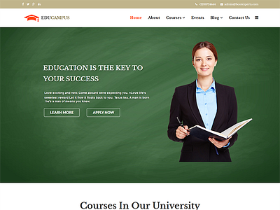 Educampus - Education & University Joomla Template