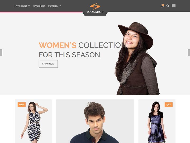 LookShop – Bootstrap HTML5 eCommerce Template by HasThemes on Dribbble