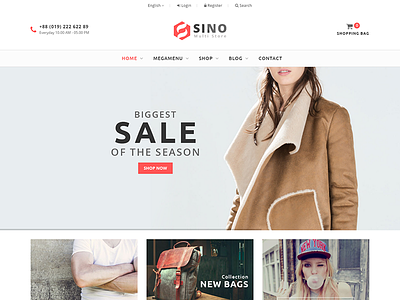 Sino - Multi Store eCommerce Template