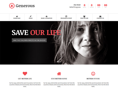 Generous - Charity HTML Template