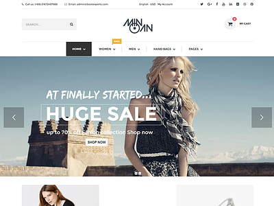 Minoan - Fashion WooCommerce Theme