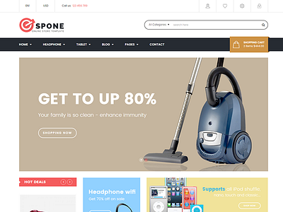 Espone – Electronics eCommerce Template