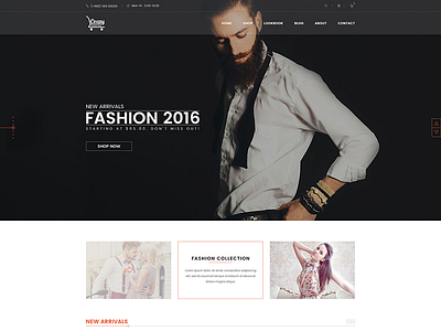 Crazy Fashion eCommerce PSD Template