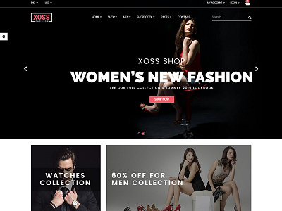 Xoss - eCommerce Fashion Template