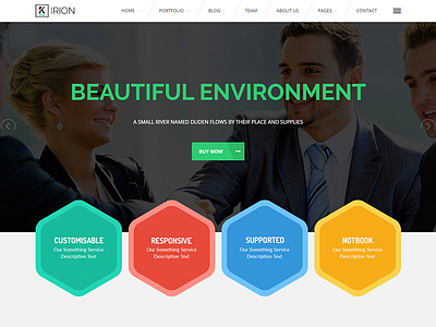 Kirion - Multipurpose WordPress Theme agency business flat design modern multi purpose shortcode ultimate wordpress. layerswp wp layers