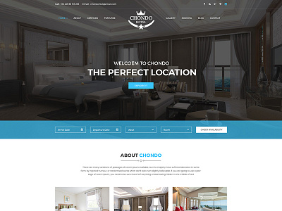 Chondo Resort & Hotel Template