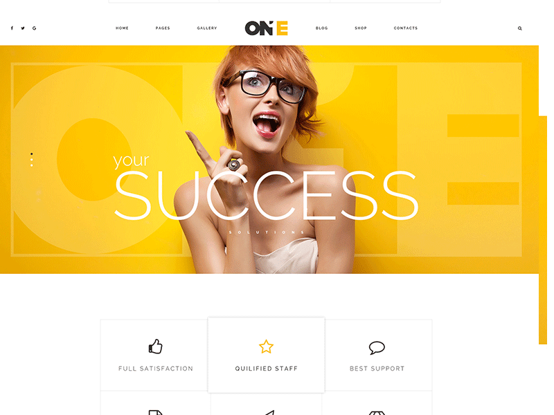 The One - Multi-Purpose Corporate PSD Template