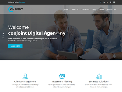 Conjoint – Corporate HTML Template