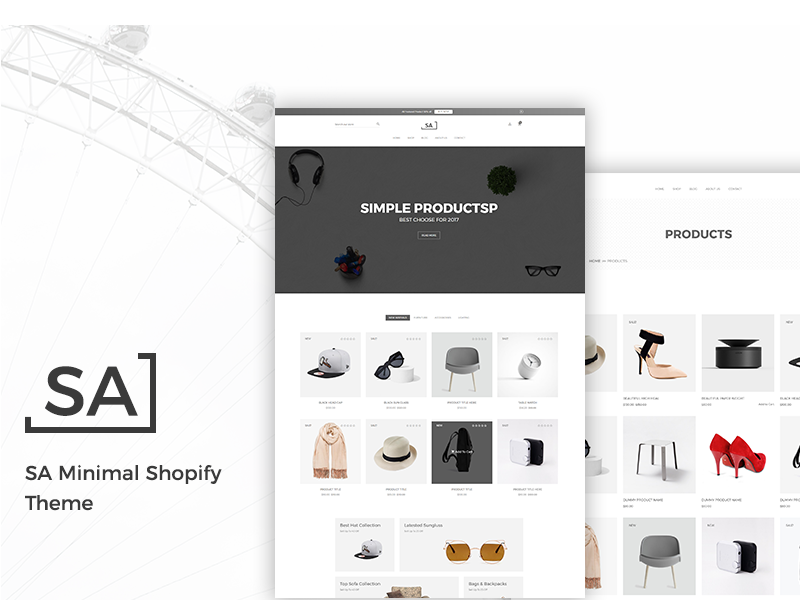 Sa – Minimalist eCommerce Shopify Theme minimal ecommerce theme minimal shopify theme ecommerce shopify theme