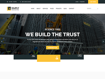 Simply - Construction HTML5 Template business chemicals corporate energy engineering factory industrial industry manufacturing oil and lubricant plant refinery