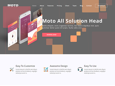 Moto - WordPress Landing Page Theme