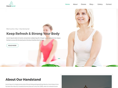 Handstand - Gym & Fitness WordPress Theme classes crossfit fitness fitness center gym gym coach gym fitness health club modern personal trainer responsive workout