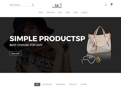 Sa - Minimalist eCommerce Template