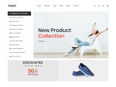 Tmart - Minimal eCommerce HTML5 Template bootstrap clothes fashion flowers furniture interior minimal shop portfolio responsive shopping sport technology