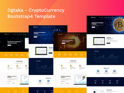 Dgtaka - CryptoCurrency Bootstrap4 Template