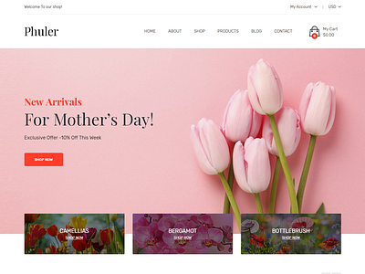 Phuler - Flower Shop Shopify Theme bootstrap ceremony decoration ecommerce events flower flower flower arrangement flower online shop flower shop flower store flowers flowers boutique garden gift responsive shopify section shopify theme wedding bouquets