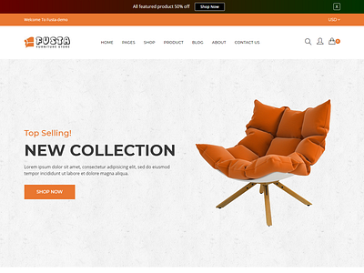 Fusta - Furniture Shopify Theme + RTL + Dropshipping