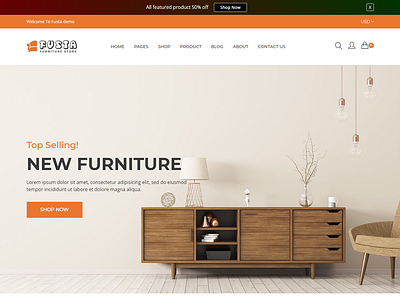 Fusta Furniture Shopify Theme accessories business ecommerce electronics fashion furniture jewelry modern responsive shop shopify shopping shopping store supermarket