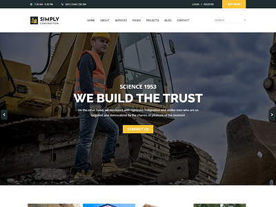 Construction HTML5 Template business commercial construction corporate energy engineering factory industrial industry manufacturing oil and lubricant plant refinery