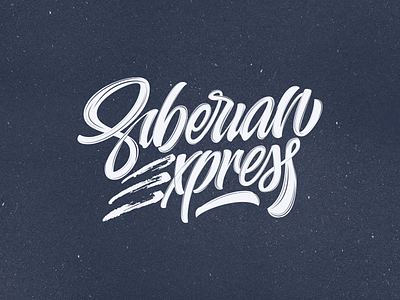 "Siberian Express" option brush brushpen calligraphy font handmadefont handtype lettering logo logotype type